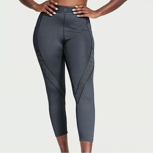 Victoria's Secret Charcoal Leggings with Mesh Detail